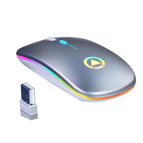 Mouse Gamer recarregáveis sem fio, silenciosos com LED - Image 9