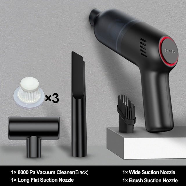 Aspirador de carro portátil sem fio portátil aspirador de mão 8000PA 120 W de alta sucção - Image 7