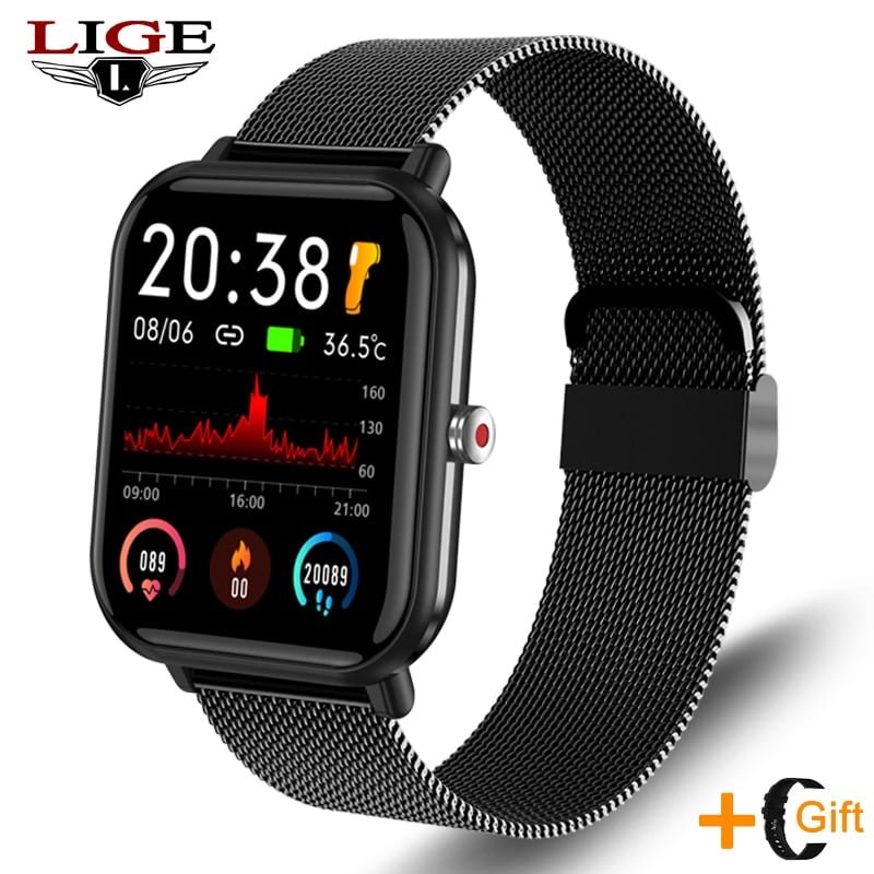 LIGE Relógio Inteligente, esportes fitness à prova d'água Bluetooth para Android iOS - Image 6