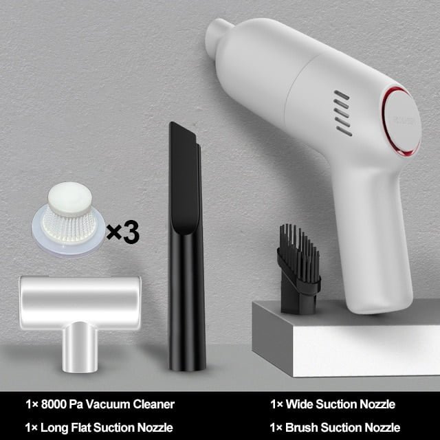 Aspirador de carro portátil sem fio portátil aspirador de mão 8000PA 120 W de alta sucção - Image 10