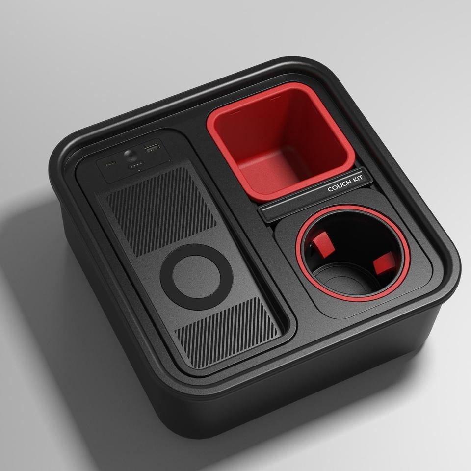 Suporte de copo com nivelamento instantâneo Carregador acoplado, Carregamento sem fio