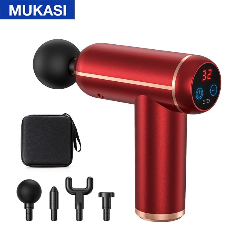 Pistola de massagem MUKASI ® Massageador para corpo, pescoço, tecido profundo, relaxamento muscular - Image 21