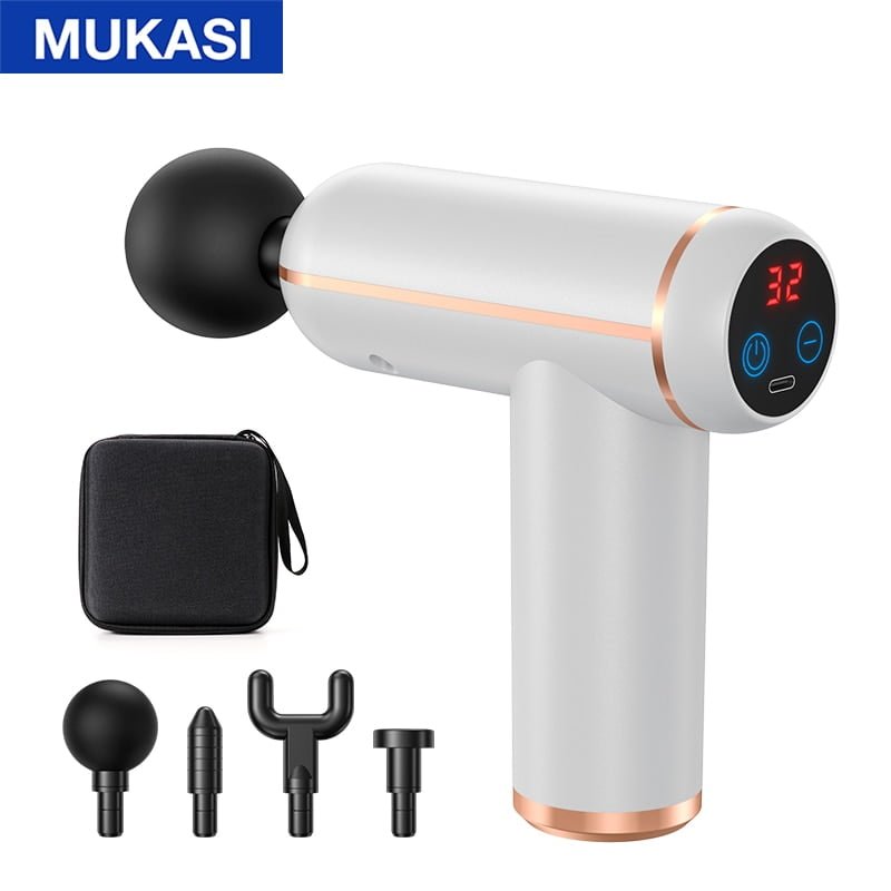 Pistola de massagem MUKASI ® Massageador para corpo, pescoço, tecido profundo, relaxamento muscular - Image 14
