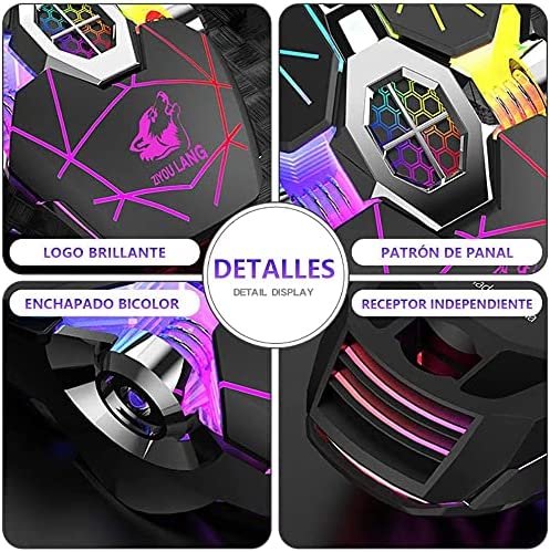 Mouse GAMER X13 Wireless, Recarregável RGB, Click Silencioso, Descansar automático - Image 6