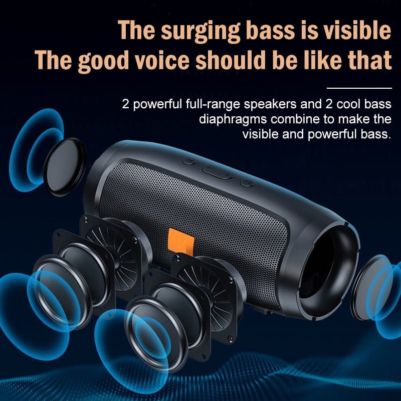Alto-falante Sem fio Bluetooth de alta qualidade Tipo Subwoofer - Image 7