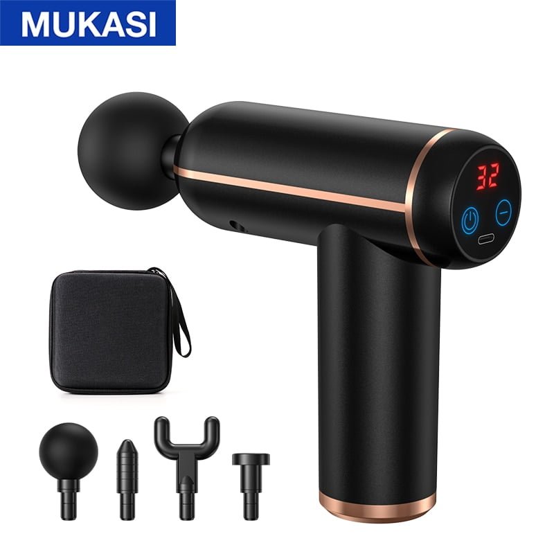 Pistola de massagem MUKASI ® Massageador para corpo, pescoço, tecido profundo, relaxamento muscular - Image 8