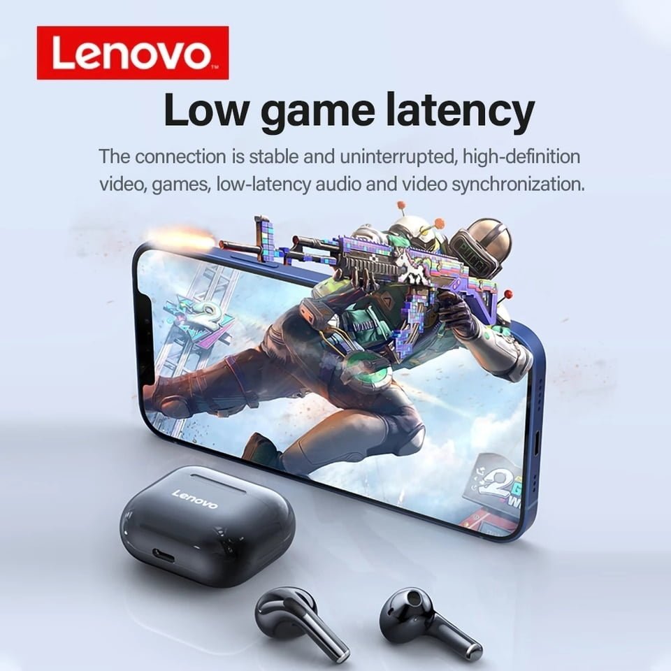 Lenovo Original LP40 ® Fones de ouvido sem fio TWS Bluetooth - Image 4