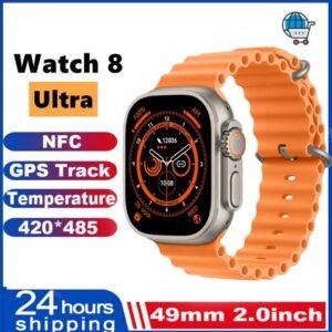 Smart Watch Ultra Series 8 NFC Carregamento sem fio Bluetooth para Apple