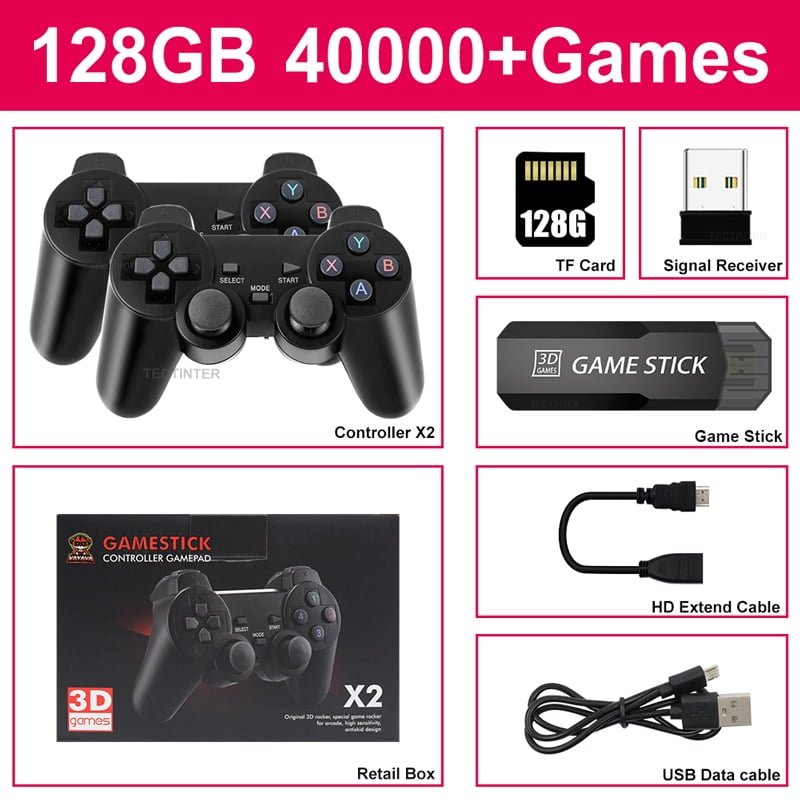 Game Stick ®4K hd 40000 Jogos Retro PS1/PSP/GBA - Image 5