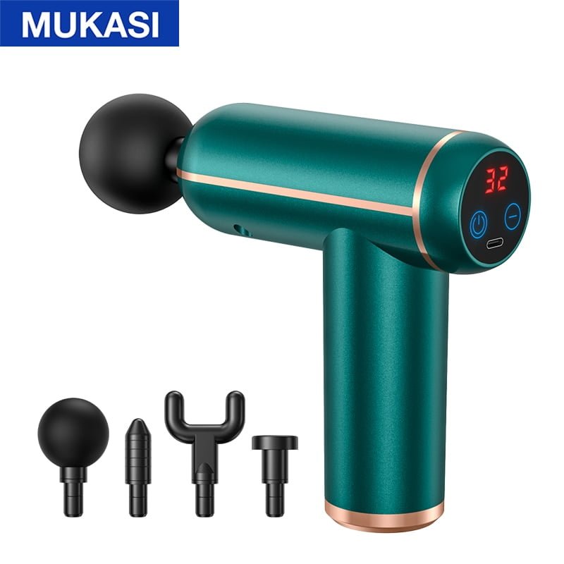 Pistola de massagem MUKASI ® Massageador para corpo, pescoço, tecido profundo, relaxamento muscular - Image 22