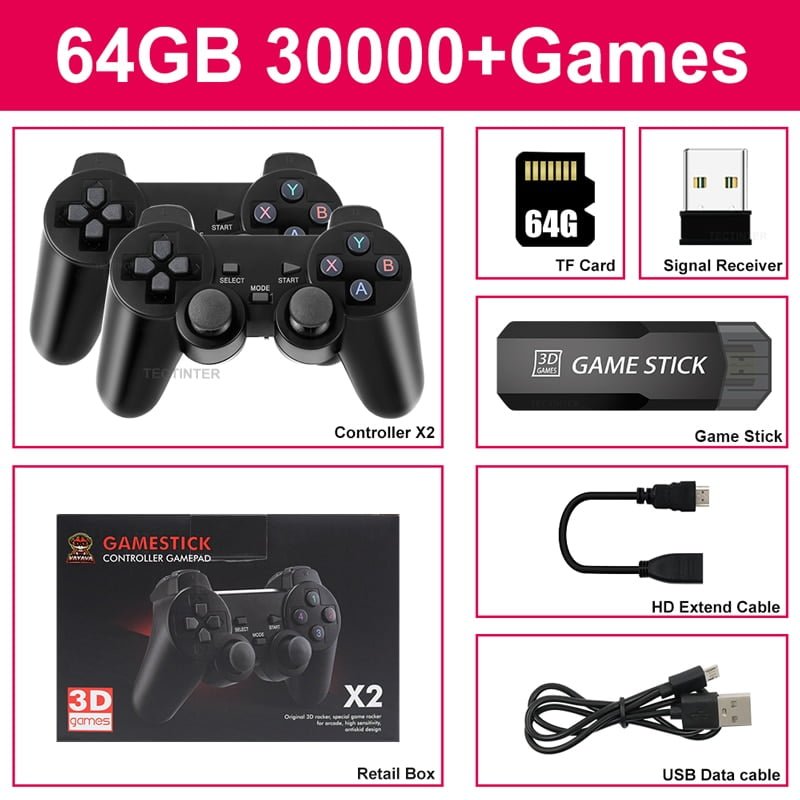 Game Stick ®4K hd 40000 Jogos Retro PS1/PSP/GBA - Image 4