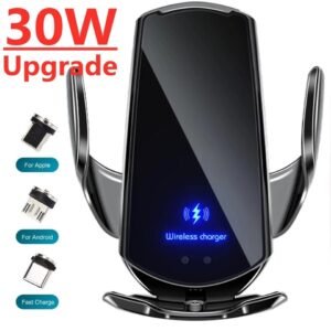 Carregador Magnético Wireless Sem Fio 30W para carro