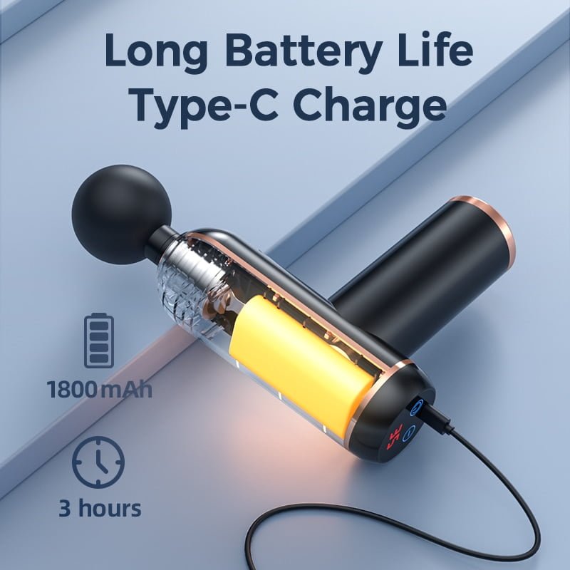 Pistola de massagem MUKASI ® Massageador para corpo, pescoço, tecido profundo, relaxamento muscular - Image 6