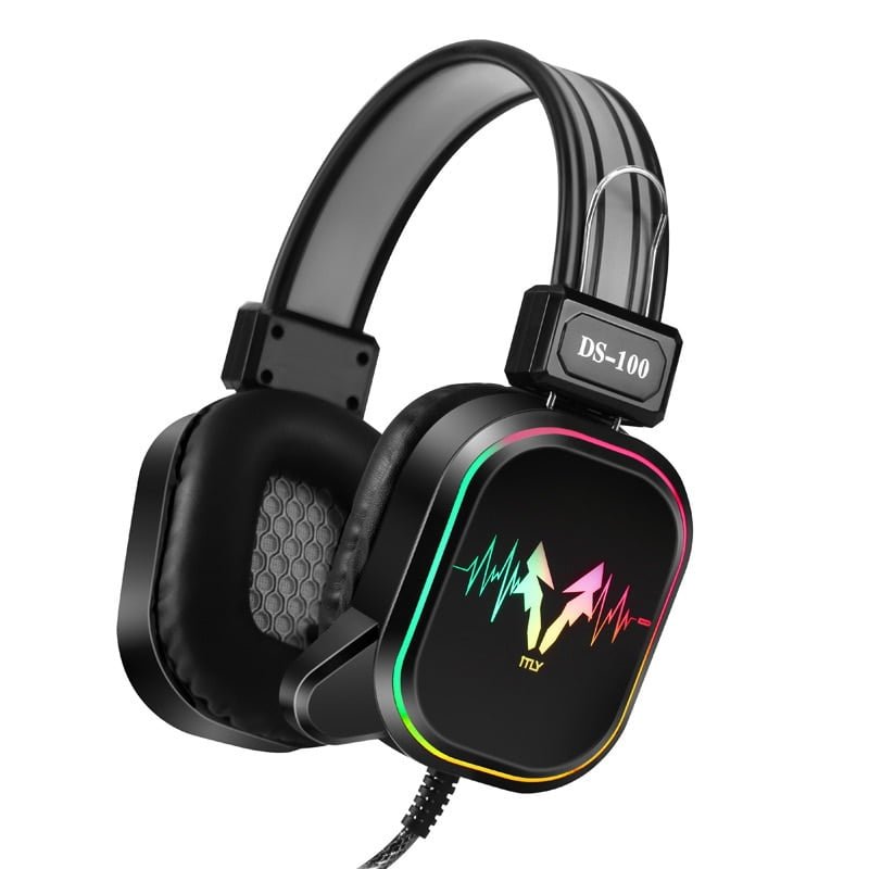 Fone de Ouvido Gamer DS-100 Headphones PARA Computador Laptop Headset + Subwoofer