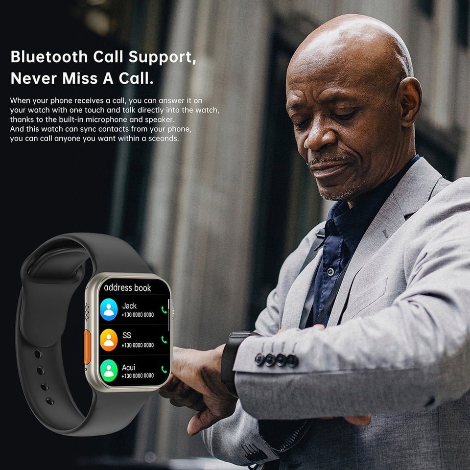 Smart Watch Ultra Series 8 NFC Carregamento sem fio Bluetooth para Apple - Image 12