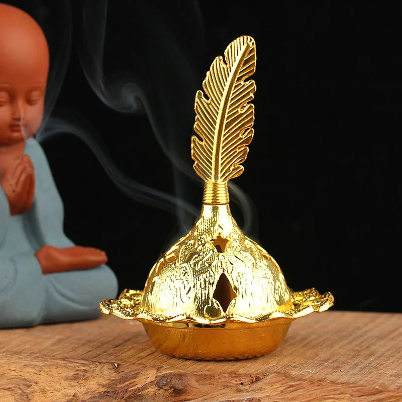 Queimador de incenso do oriente médio, renda de metal esculpida, difusor de aromaterapia, ornamentos artesanais, estúdio de ioga, decoração de casa - Image 12