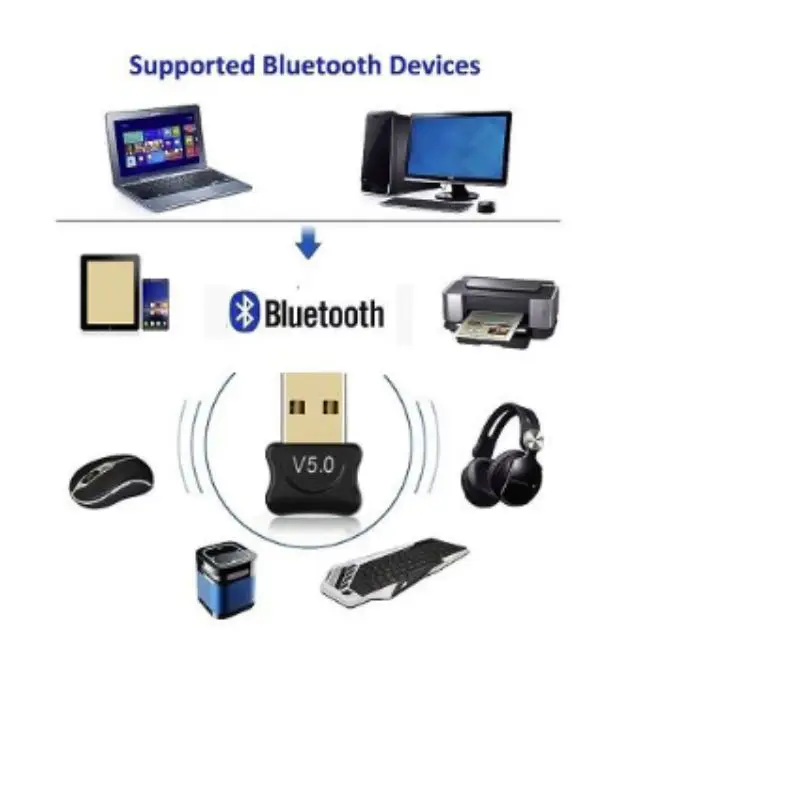 Adaptador USB Bluetooth 5.0 – Transforme Seu PC em um Centro de Conexão Sem Fio!