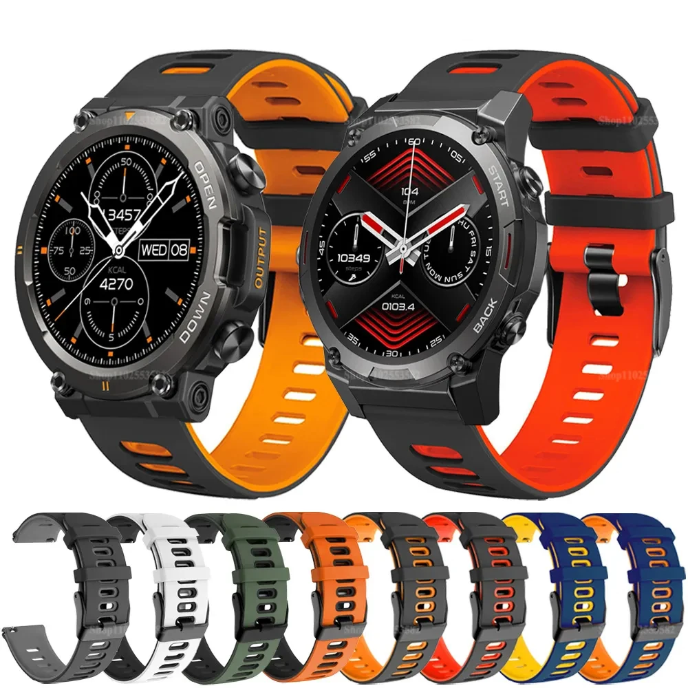 Pulseira Esportiva de Silicone 22MM para Relógios Zeblaze - Image 17