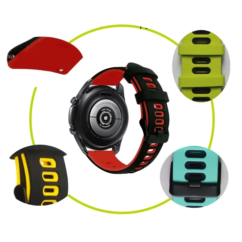 Pulseira Esportiva de Silicone 22MM para Relógios Zeblaze - Image 6