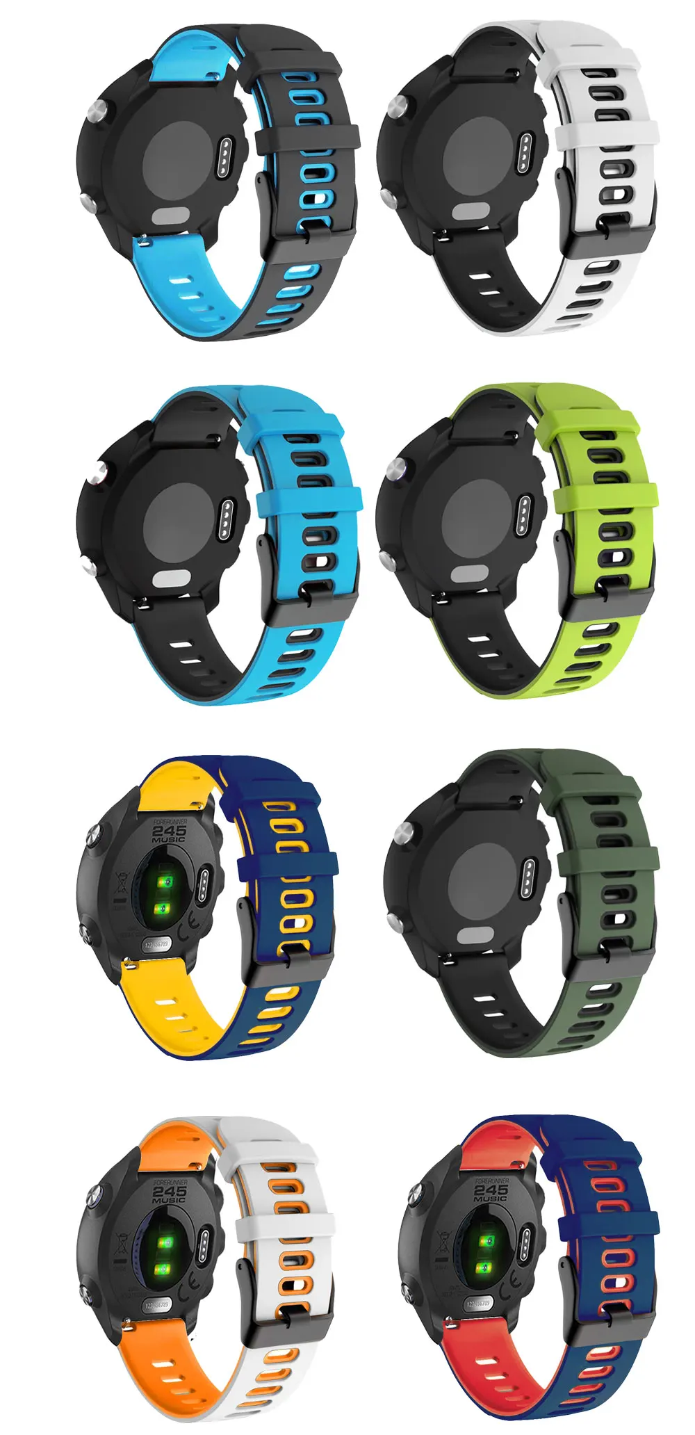 Pulseira Esportiva de Silicone 22MM para Relógios Zeblaze - Image 20
